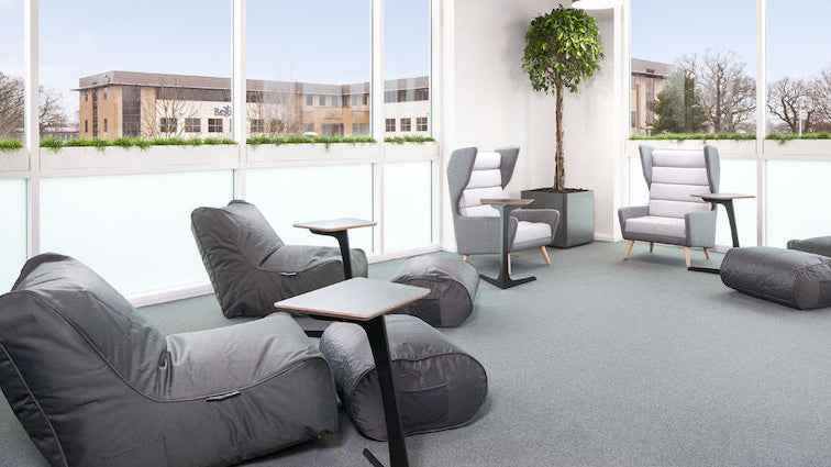 Gymshark integrates ambient lounge® lifestyle zones in their UK & Hong Kong offices. Work, Rest, Play & Train.