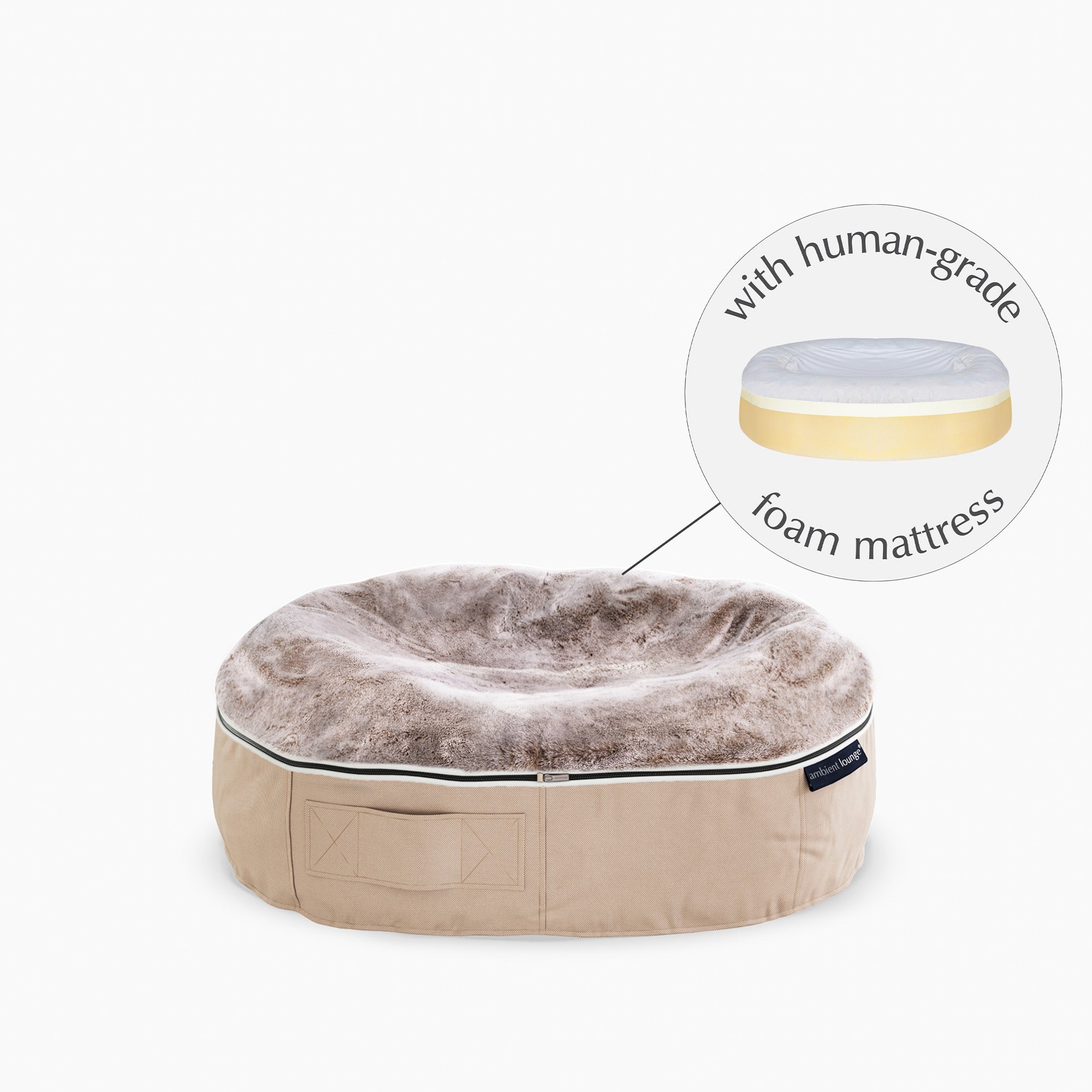 Medium Rebound Foam Mattress Dog Bed - Interior/Outdoor
