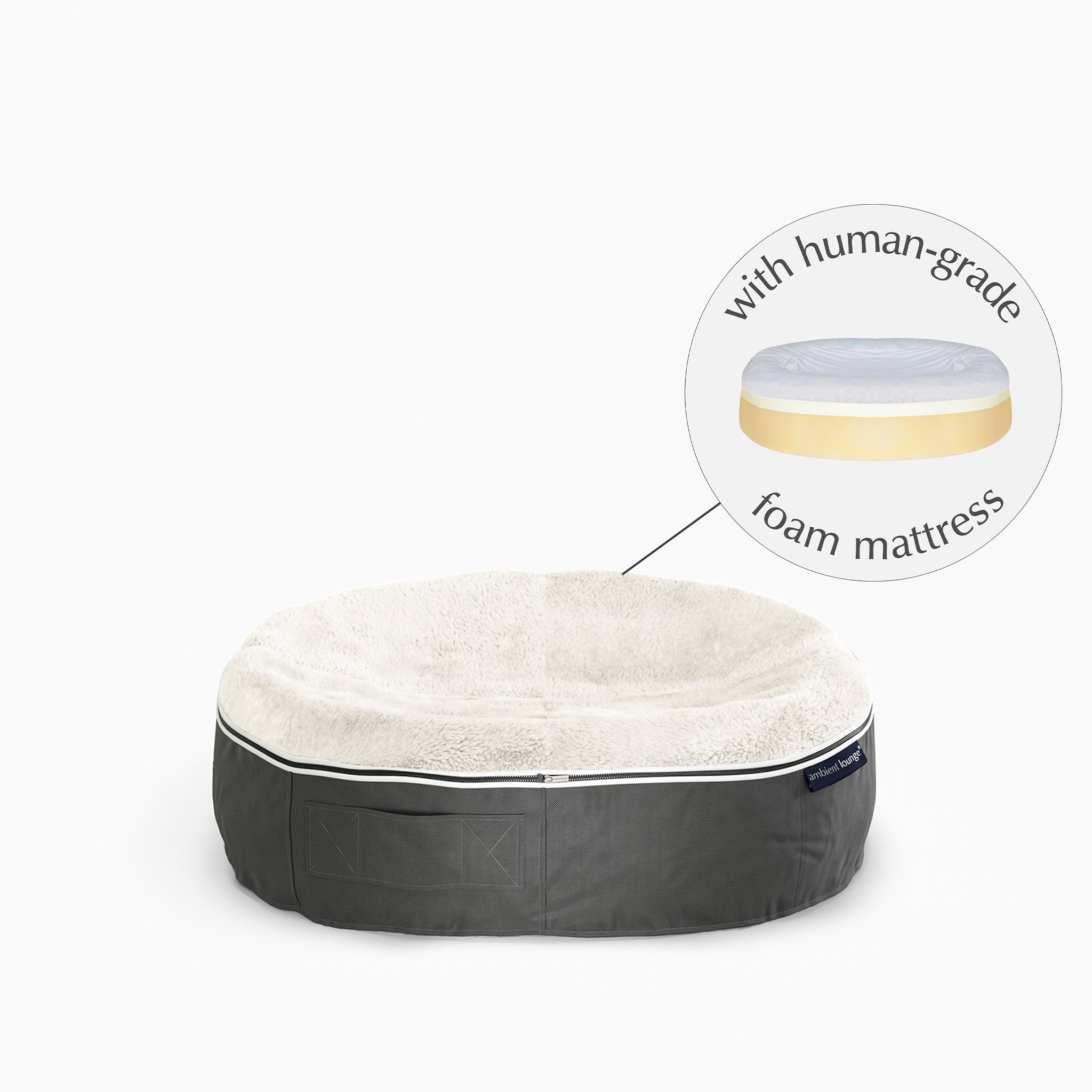 Medium Rebound Foam Mattress Dog Bed - Interior/Outdoor