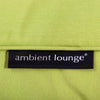 lime green butterfly Sunbrella fabric bean bag by Ambient Lounge