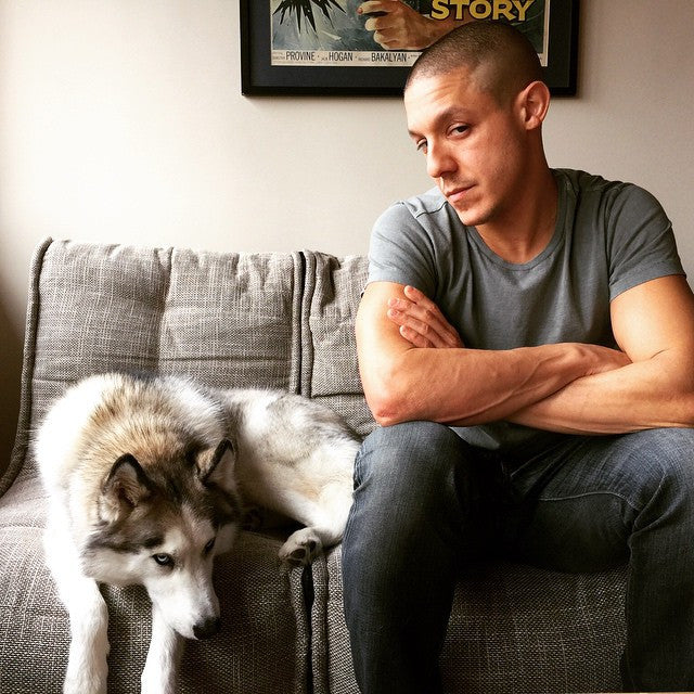 Theo Rossi - Sons of Anarchy Star - decks out his New York studio