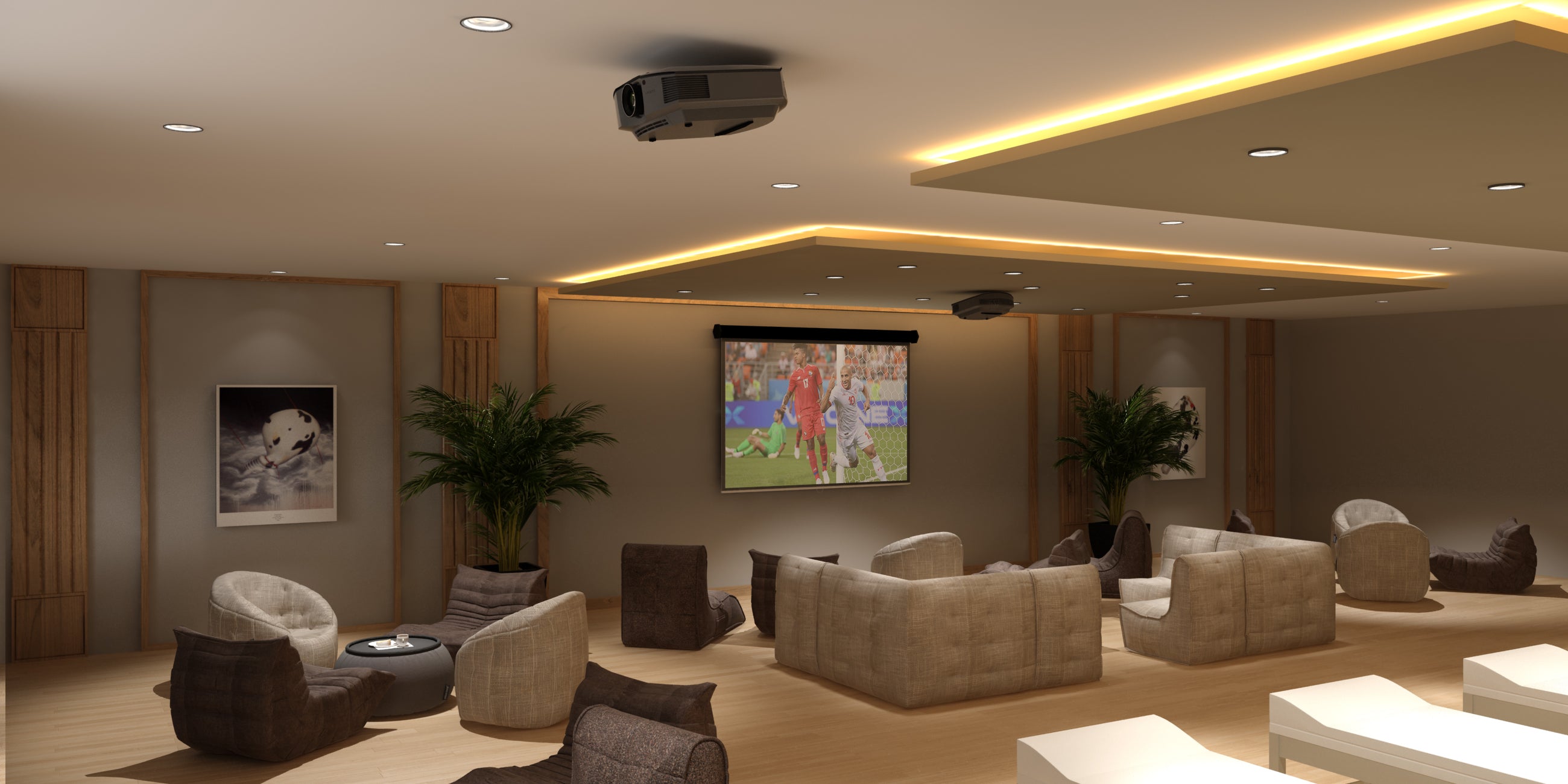 Lay to win. English Football Team gets World Cup Ambient Lounge makeover