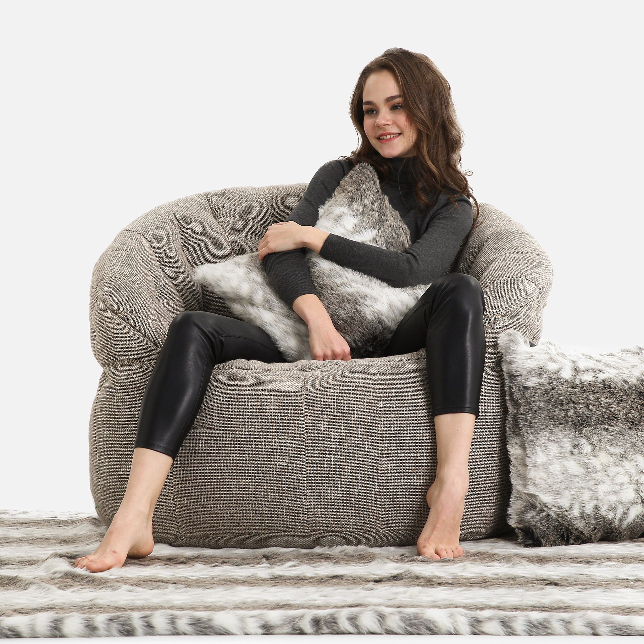 Twin Couch - Interior Fabric Soft Modular 2 Seater Couch – Ambient