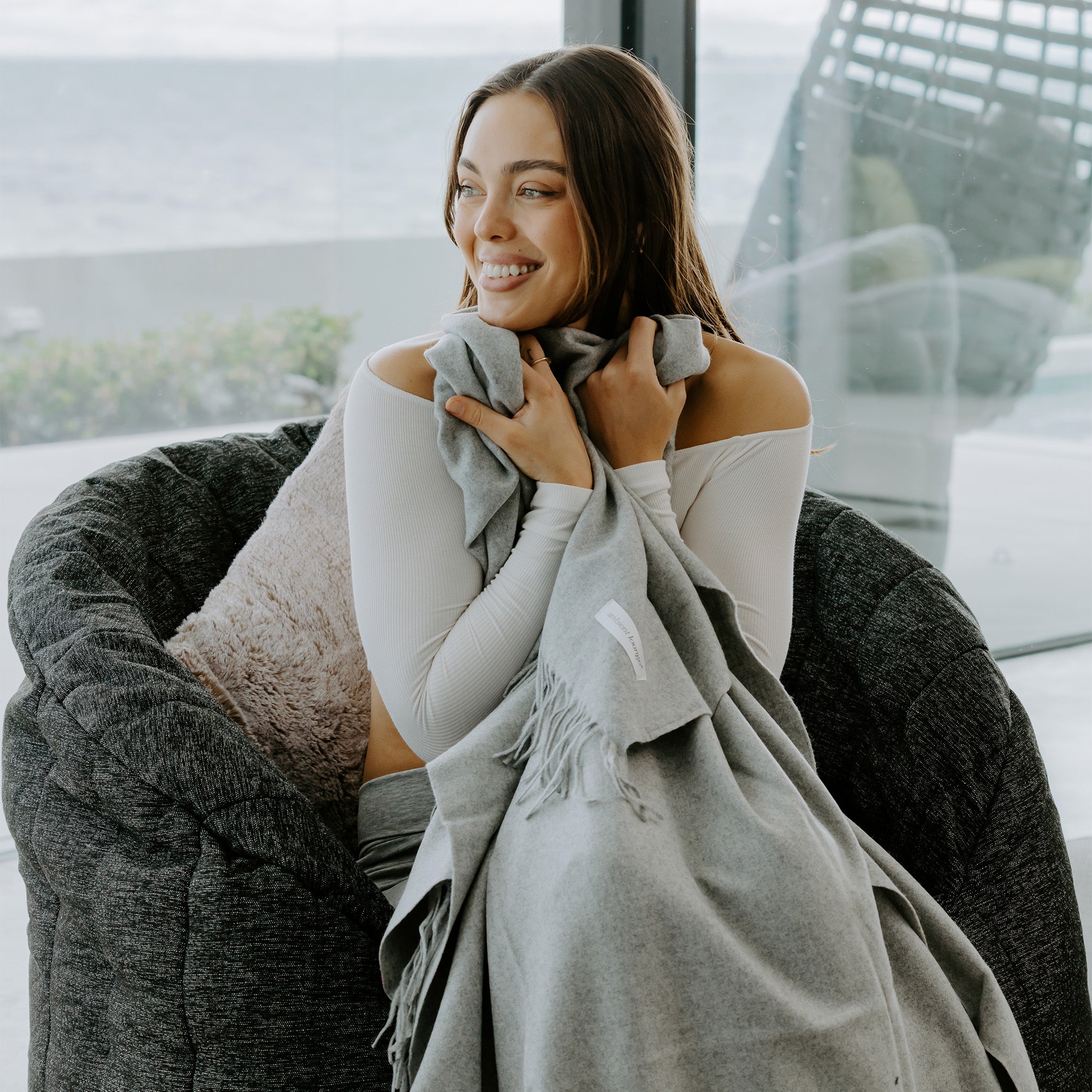 Merino Wool & Cashmere Luxury Throw