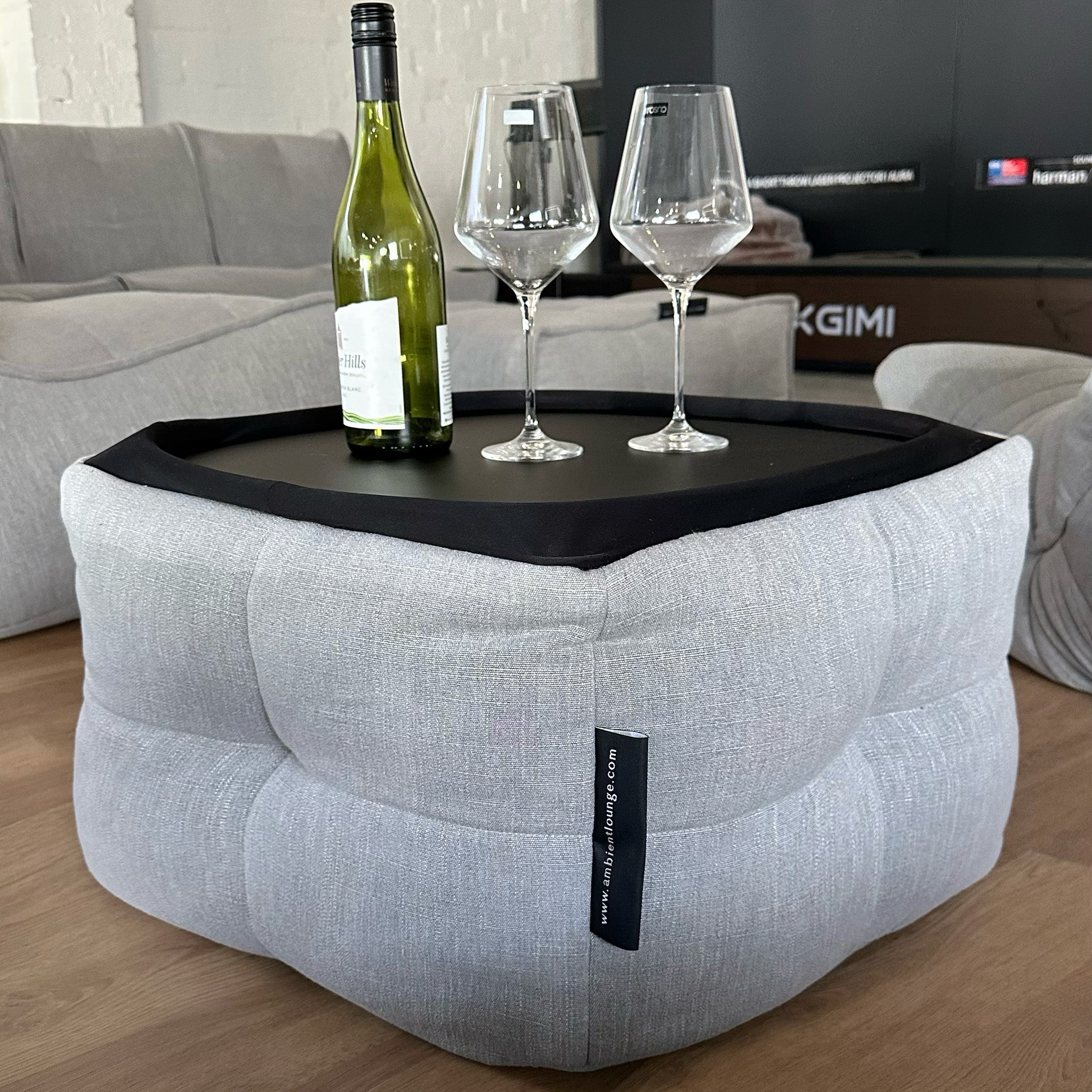 Versa Table - Interior Fabric with Double Sided Acrylic Top – Ambient ...
