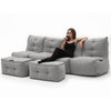 Mod 4 Quad Couch - Keystone Grey (with linen)