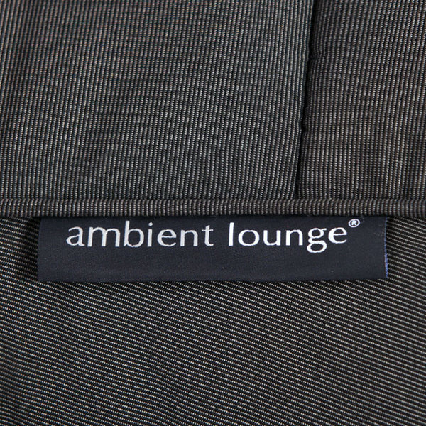 black butterfly Sunbrella fabric bean bag by Ambient Lounge