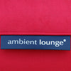red studio lounger bean bag by Ambient Lounge