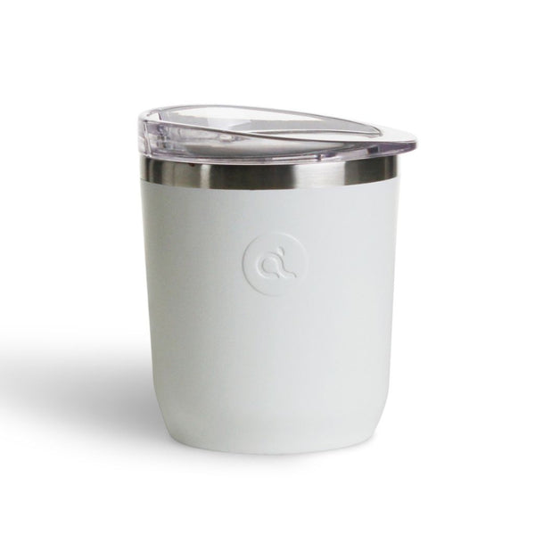 Stainless Steel Coffee Cup - WHITE