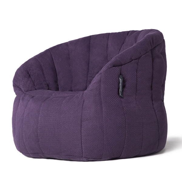 purple  indoor bean bag by Ambient Lounge