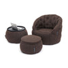 brown designer sofa set bean bag by Ambient Lounge