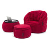 red designer sofa set bean bag by Ambient Lounge