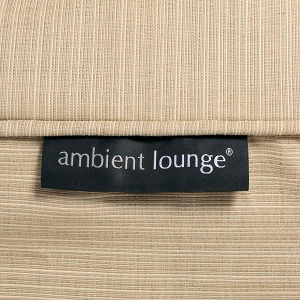 cream designer sofa set Sunbrella fabric bean bag by Ambient Lounge 