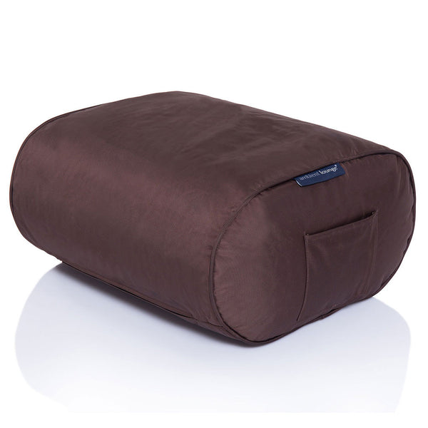 brown ottoman bean bag by Ambient Lounge