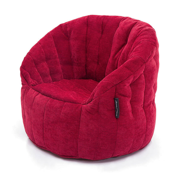 red indoor bean bag by Ambient Lounge