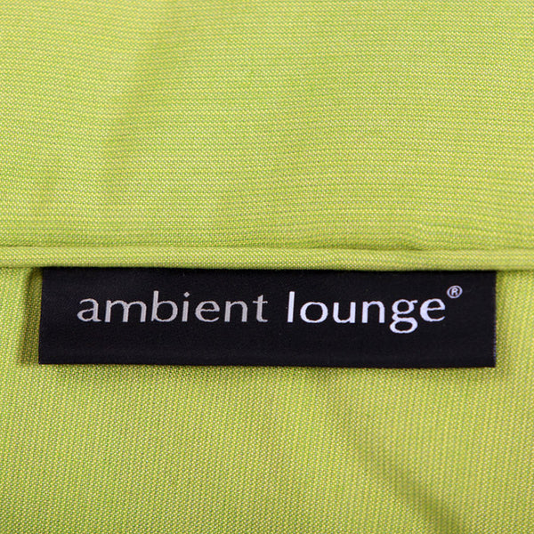 lime green wing ottoman Sunbrella fabric bean bag by Ambient Lounge