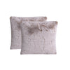 Deluxe Faux Fur Cushion (Cappuccino) Set of 2