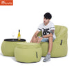 lime green versa table Sunbrella fabric bean bag by Ambient Lounge