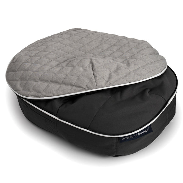 (XXL) Premium ThermoQuilt Dog Bed (grey)